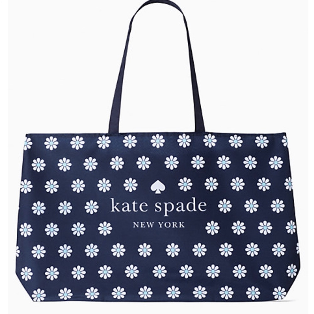 Large Kate Spade canvas tote bags